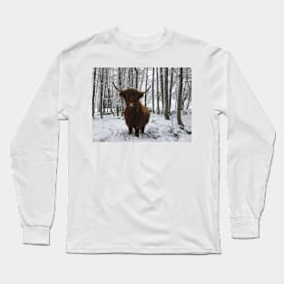 Scottish Highland Cattle Cow 2203 Long Sleeve T-Shirt